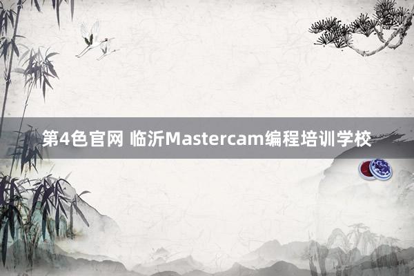第4色官网 临沂Mastercam编程培训学校
